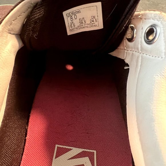 Vans Old Skool Checkerboard Skate Shoes Women's 8 Black Skate Shoes - Picture 9 of 9